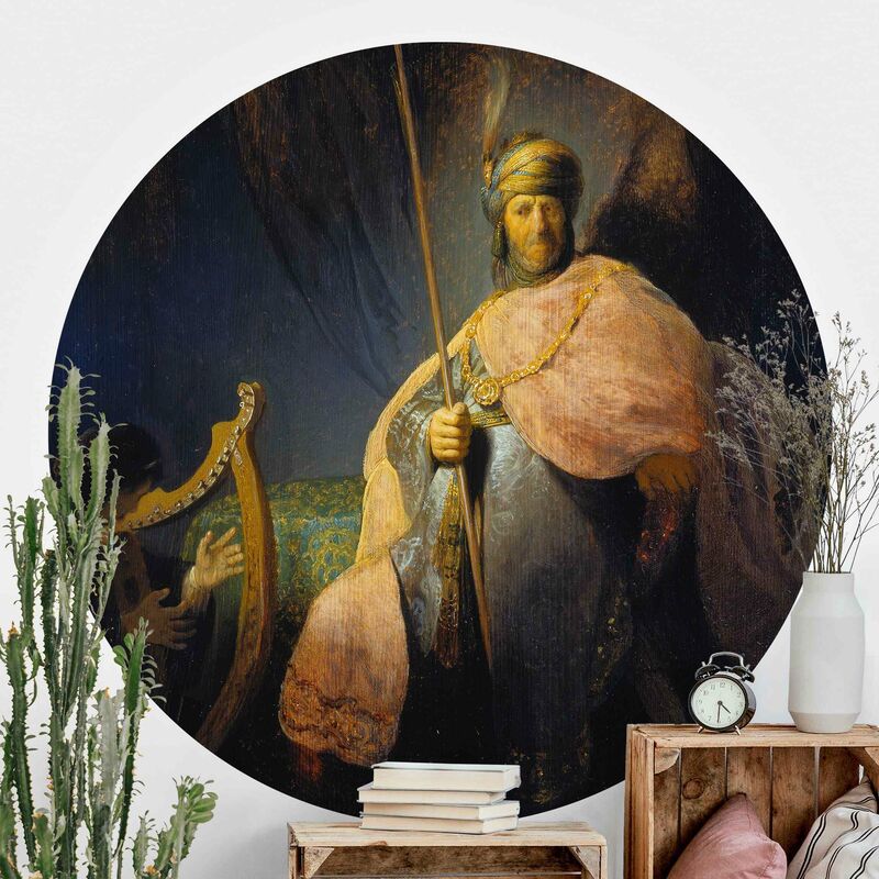 Papel pintado redondo autoadhesivo - Rembrandt Van Rijn - David Playing The Harp Dimensión LxA: 225cm x 225cm
Papel pintado redondo autoadhesivo - Rembrandt Van Rijn - David Playing The Harp Dimensión LxA: 225cm x 225cm