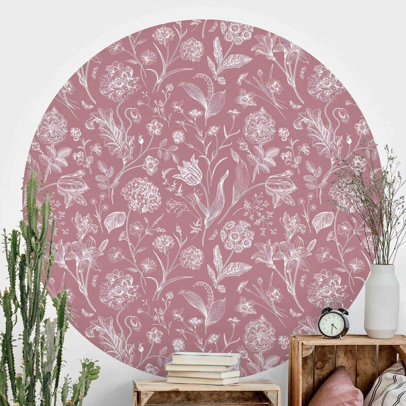 Papel pintado redondo autoadhesivo - Flower Dance On Antique Pink Dimensión LxA: 100cm x 100cm
Papel pintado redondo autoadhesivo - Flower Dance On Antique Pink Dimensión LxA: 100cm x 100cm