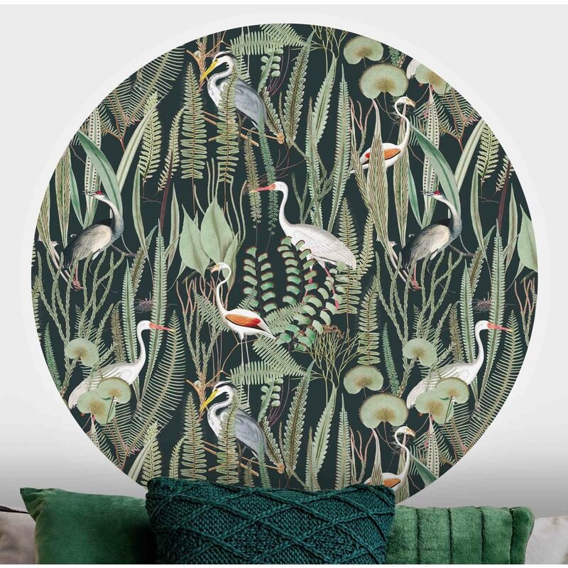 Papel pintado redondo autoadhesivo - Flamingos And Storks With Plants On Green Dimensión LxA: 150cm x 150cm
Papel pintado redondo autoadhesivo - Flamingos And Storks With Plants On Green Dimensión LxA: 150cm x 150cm
