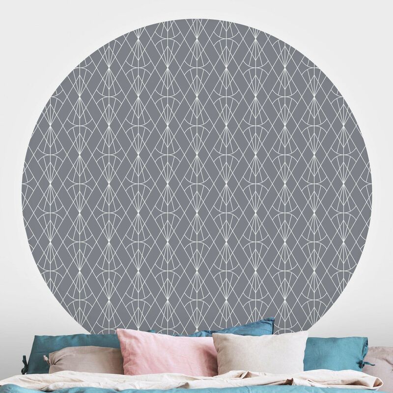 Papel pintado redondo autoadhesivo - Art Deco Diamond Pattern In Front Of Gray XXL Dimensión LxA: 150cm x 150cm
Papel pintado redondo autoadhesivo - Art Deco Diamond Pattern In Front Of Gray XXL Dimensión LxA: 150cm x 150cm