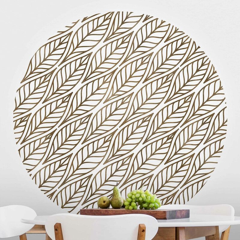 Papel pintado redondo autoadhesivo - Natural Pattern Leaves Gold Dimensión LxA: 75cm x 75cm
Papel pintado redondo autoadhesivo - Natural Pattern Leaves Gold Dimensión LxA: 75cm x 75cm