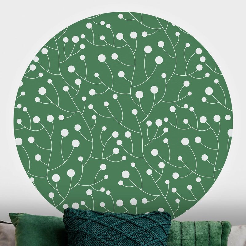 Papel pintado redondo autoadhesivo - Natural Pattern Growth With Dots On Green Dimensión LxA: 100cm x 100cm
Papel pintado redondo autoadhesivo - Natural Pattern Growth With Dots On Green Dimensión LxA: 100cm x 100cm