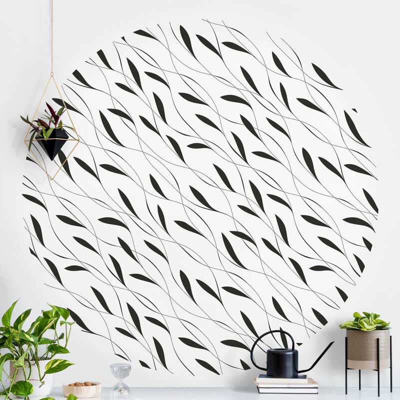 Papel pintado redondo autoadhesivo - Natural Pattern Breeze Black Dimensión LxA: 75cm x 75cm
Papel pintado redondo autoadhesivo - Natural Pattern Breeze Black Dimensión LxA: 75cm x 75cm