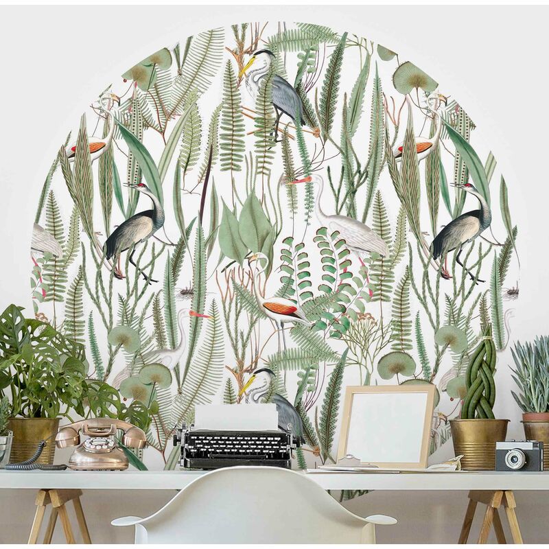 Papel pintado redondo autoadhesivo - Flamingos And Storks With Plants Dimensión LxA: 50cm x 50cm
Papel pintado redondo autoadhesivo - Flamingos And Storks With Plants Dimensión LxA: 50cm x 50cm