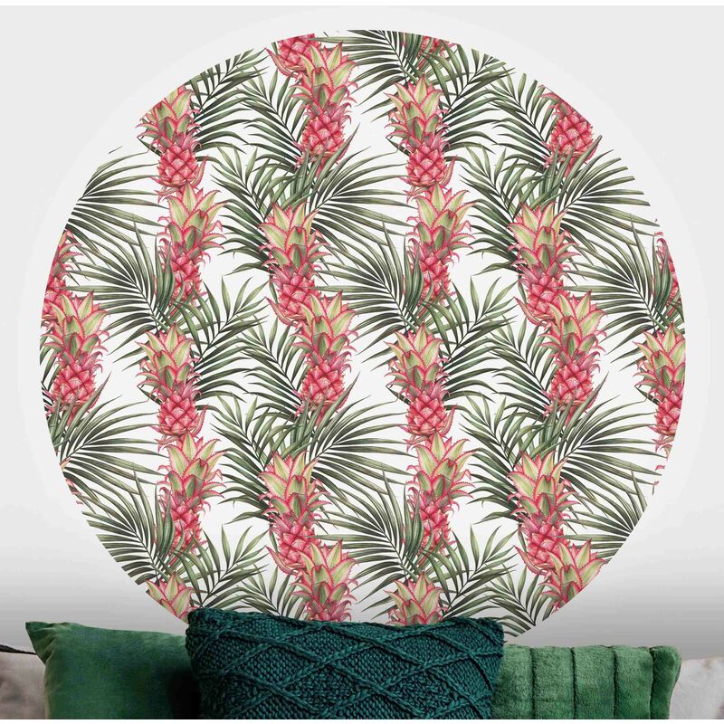 Papel pintado redondo autoadhesivo - Tropical Pineapple With Palm Leaves Dimensión LxA: 244cm x 244cm
Papel pintado redondo autoadhesivo - Tropical Pineapple With Palm Leaves Dimensión LxA: 244cm x 244cm