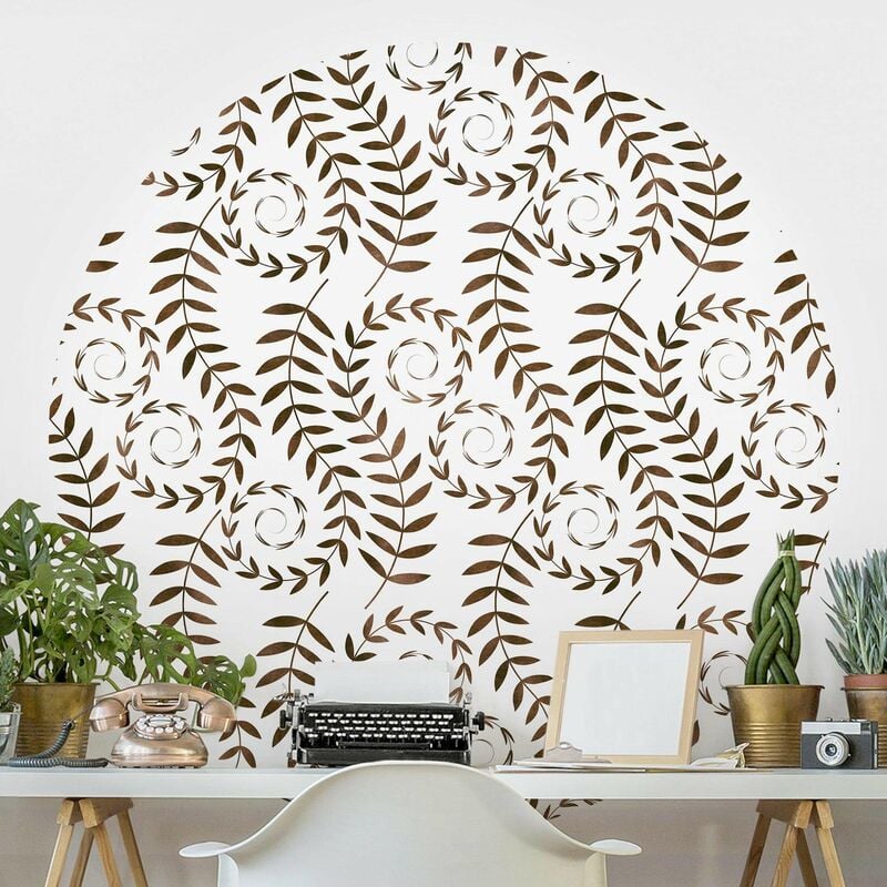 Papel pintado redondo autoadhesivo - Natural Pattern Tendrils In Brown Dimensión LxA: 50cm x 50cm
Papel pintado redondo autoadhesivo - Natural Pattern Tendrils In Brown Dimensión LxA: 50cm x 50cm