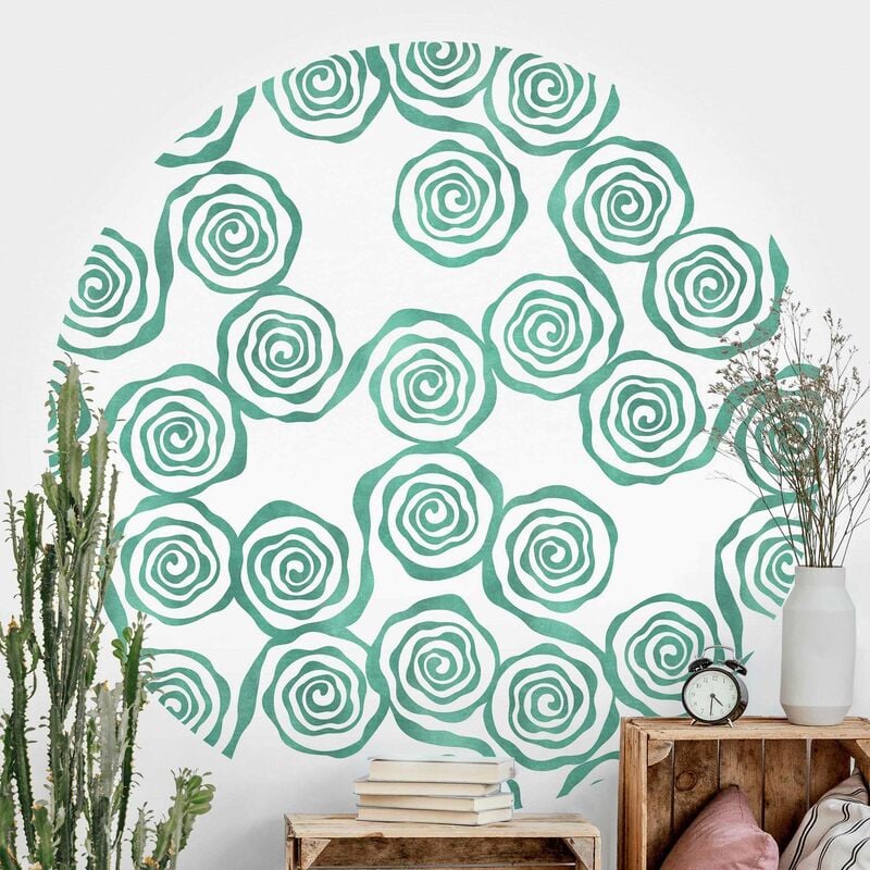Papel pintado redondo autoadhesivo - Natural Pattern Swirl Turquoise Dimensión LxA: 50cm x 50cm
Papel pintado redondo autoadhesivo - Natural Pattern Swirl Turquoise Dimensión LxA: 50cm x 50cm