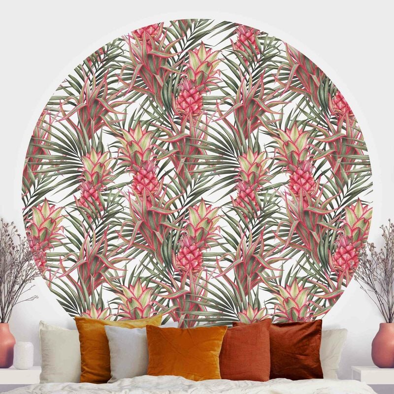 Papel pintado redondo autoadhesivo - Red Pineapple With Palm Leaves Tropical Dimensión LxA: 75cm x 75cm
Papel pintado redondo autoadhesivo - Red Pineapple With Palm Leaves Tropical Dimensión LxA: 75cm x 75cm