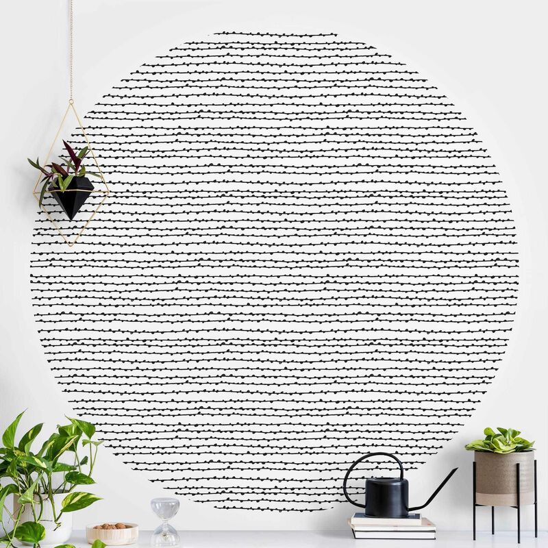 Papel pintado redondo autoadhesivo - Black Ink Wild Lines Dimensión LxA: 150cm x 150cm
Papel pintado redondo autoadhesivo - Black Ink Wild Lines Dimensión LxA: 150cm x 150cm