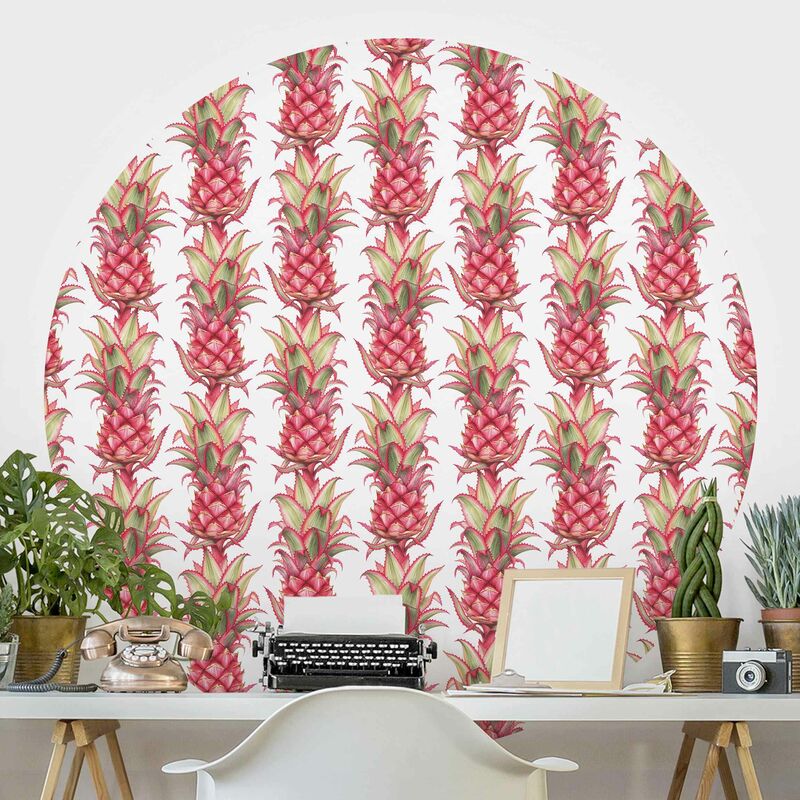 Papel pintado redondo autoadhesivo - Tropical Pineapple Stripes Dimensión LxA: 200cm x 200cm
Papel pintado redondo autoadhesivo - Tropical Pineapple Stripes Dimensión LxA: 200cm x 200cm