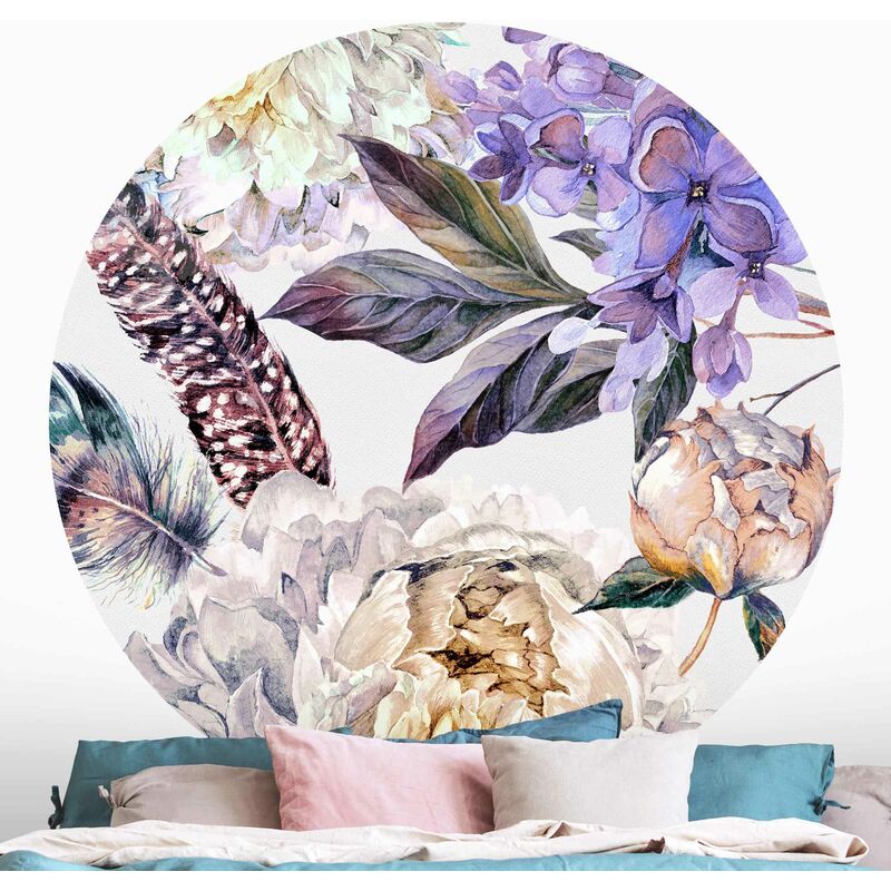 Papel pintado redondo autoadhesivo - Delicate Watercolor Boho Flowers And Feathers Pattern Dimensión LxA: 50cm x 50cm
Papel pintado redondo autoadhesivo - Delicate Watercolor Boho Flowers And Feathers Pattern Dimensión LxA: 50cm x 50cm