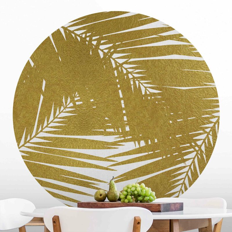 Papel pintado redondo autoadhesivo - View Through Golden Palm Leaves Dimensión LxA: 175cm x 175cm
Papel pintado redondo autoadhesivo - View Through Golden Palm Leaves Dimensión LxA: 175cm x 175cm