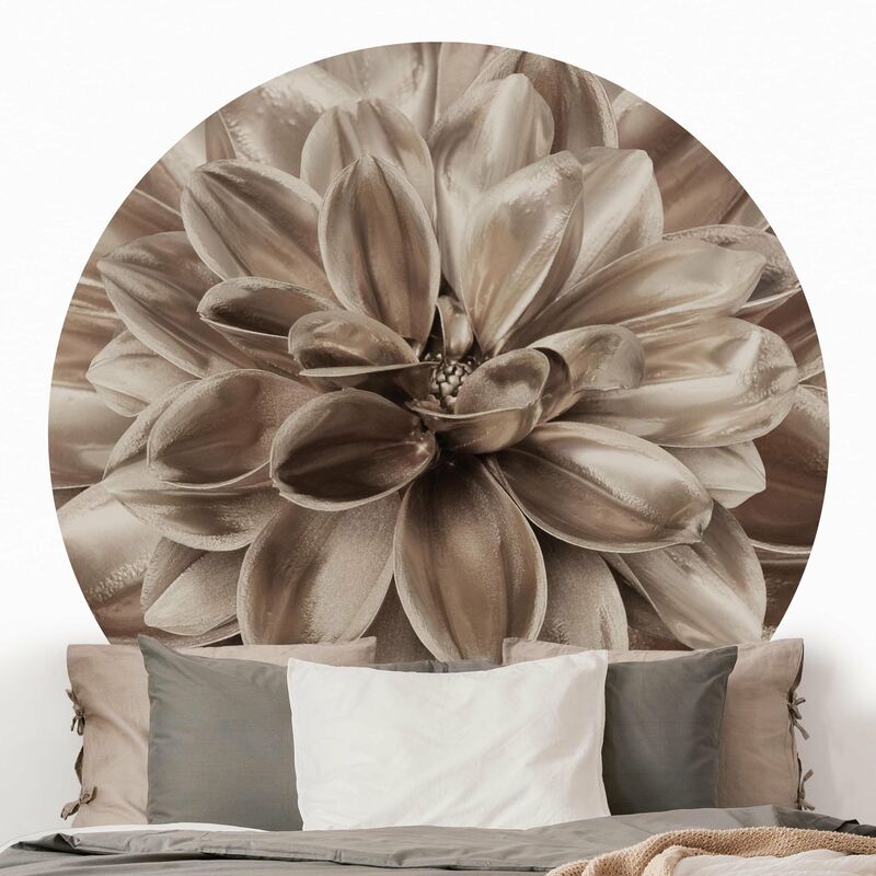 Papel pintado redondo autoadhesivo - Bronze Dahlias Dream Dimensión LxA: 225cm x 225cm
Papel pintado redondo autoadhesivo - Bronze Dahlias Dream Dimensión LxA: 225cm x 225cm
