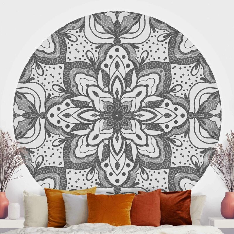 Papel pintado redondo autoadhesivo - Mandala With Grid And Dots In Gray Dimensión LxA: 100cm x 100cm
Papel pintado redondo autoadhesivo - Mandala With Grid And Dots In Gray Dimensión LxA: 100cm x 100cm