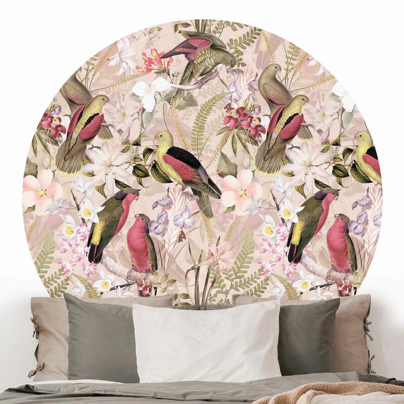Papel pintado redondo autoadhesivo - Pink Pastel Birds With Flowers Dimensión LxA: 50cm x 50cm
Papel pintado redondo autoadhesivo - Pink Pastel Birds With Flowers Dimensión LxA: 50cm x 50cm