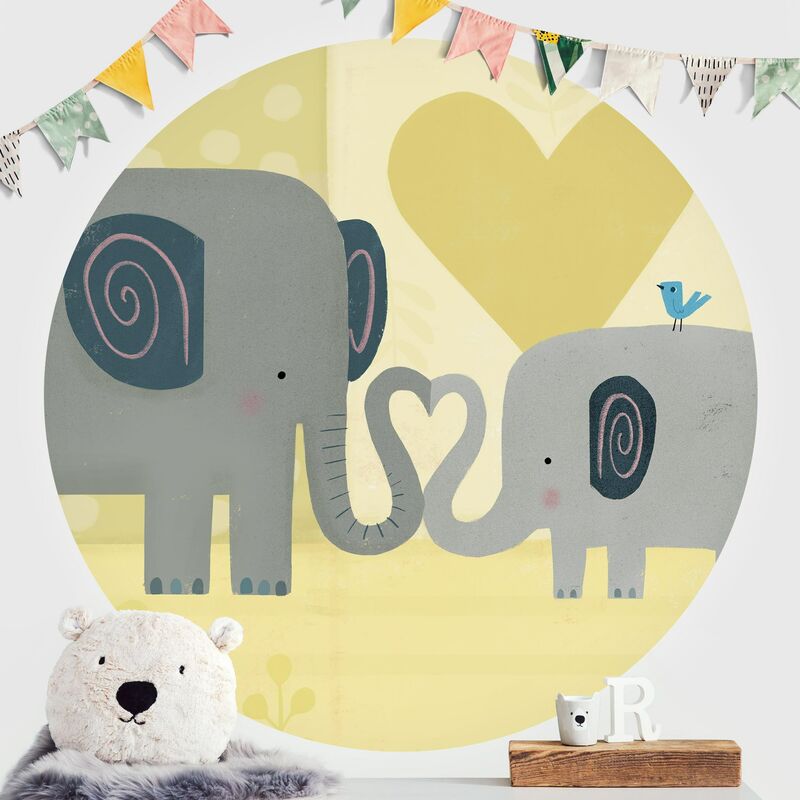Papel pintado redondo autoadhesivo - Mum And I - Elephants Dimensión LxA: 225cm x 225cm
Papel pintado redondo autoadhesivo - Mum And I - Elephants Dimensión LxA: 225cm x 225cm