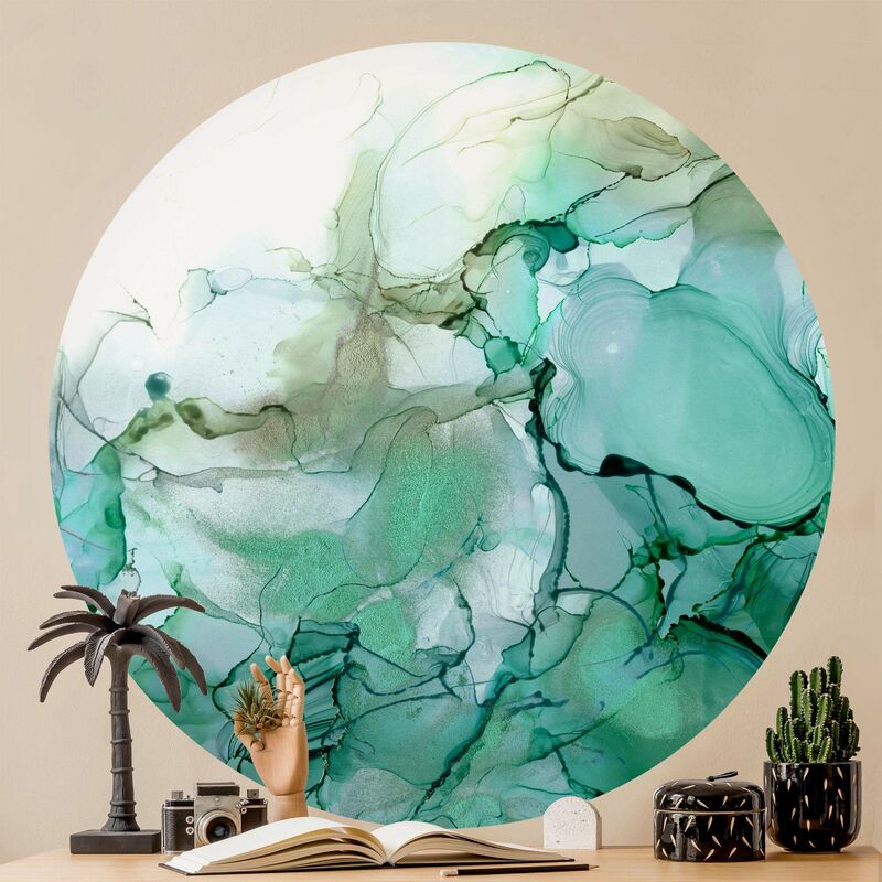 Papel pintado redondo autoadhesivo - Emerald-Colored Storm Dimensión LxA: 225cm x 225cm
Papel pintado redondo autoadhesivo - Emerald-Colored Storm Dimensión LxA: 225cm x 225cm