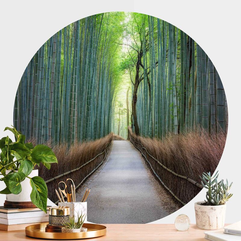 Papel pintado redondo autoadhesivo - The Path Through The Bamboo Dimensión LxA: 225cm x 225cm
Papel pintado redondo autoadhesivo - The Path Through The Bamboo Dimensión LxA: 225cm x 225cm