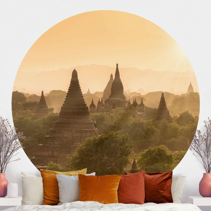 Papel pintado redondo autoadhesivo - Sun Setting Over Bagan Dimensión LxA: 100cm x 100cm
Papel pintado redondo autoadhesivo - Sun Setting Over Bagan Dimensión LxA: 100cm x 100cm