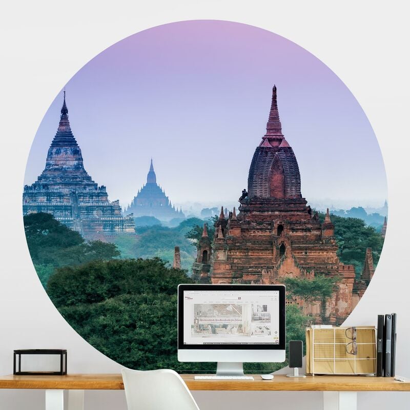 Papel pintado redondo autoadhesivo - Temple Grounds In Bagan Dimensión LxA: 75cm x 75cm
Papel pintado redondo autoadhesivo - Temple Grounds In Bagan Dimensión LxA: 75cm x 75cm