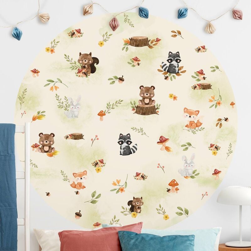 Papel pintado redondo autoadhesivo - Forest Animals Autumn Dimensión LxA: 225cm x 225cm
Papel pintado redondo autoadhesivo - Forest Animals Autumn Dimensión LxA: 225cm x 225cm
