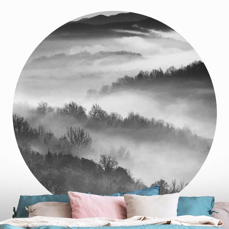 Papel pintado redondo autoadhesivo - Fog At Sunset Black And White Dimensión LxA: 50cm x 50cm
Papel pintado redondo autoadhesivo - Fog At Sunset Black And White Dimensión LxA: 50cm x 50cm