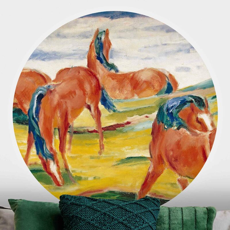 Papel pintado redondo autoadhesivo - Franz Marc - Grazing Horses Dimensión LxA: 50cm x 50cm
Papel pintado redondo autoadhesivo - Franz Marc - Grazing Horses Dimensión LxA: 50cm x 50cm