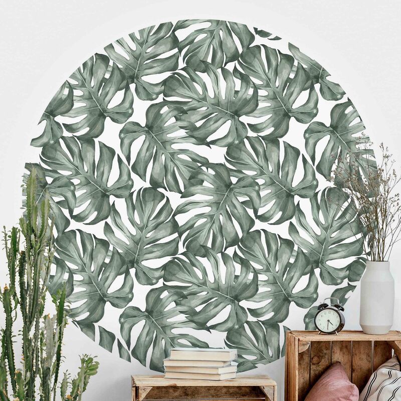 Papel pintado redondo autoadhesivo - Watercolor Monstera Leaves In Green Dimensión LxA: 122cm x 122cm
Papel pintado redondo autoadhesivo - Watercolor Monstera Leaves In Green Dimensión LxA: 122cm x 122cm