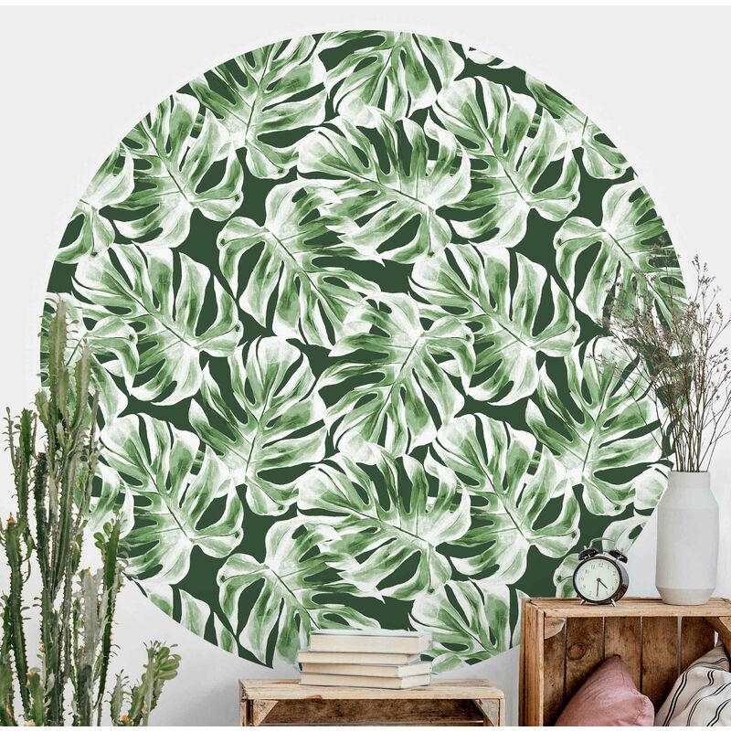 Papel pintado redondo autoadhesivo - Watercolor Monstera Leaves In Front Of Green Dimensión LxA: 150cm x 150cm
Papel pintado redondo autoadhesivo - Watercolor Monstera Leaves In Front Of Green Dimensión LxA: 150cm x 150cm