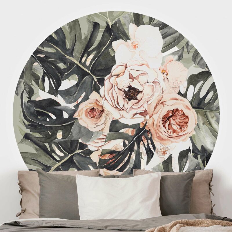 Papel pintado redondo autoadhesivo - Watercolor Monstera Bouquet Dimensión LxA: 225cm x 225cm
Papel pintado redondo autoadhesivo - Watercolor Monstera Bouquet Dimensión LxA: 225cm x 225cm