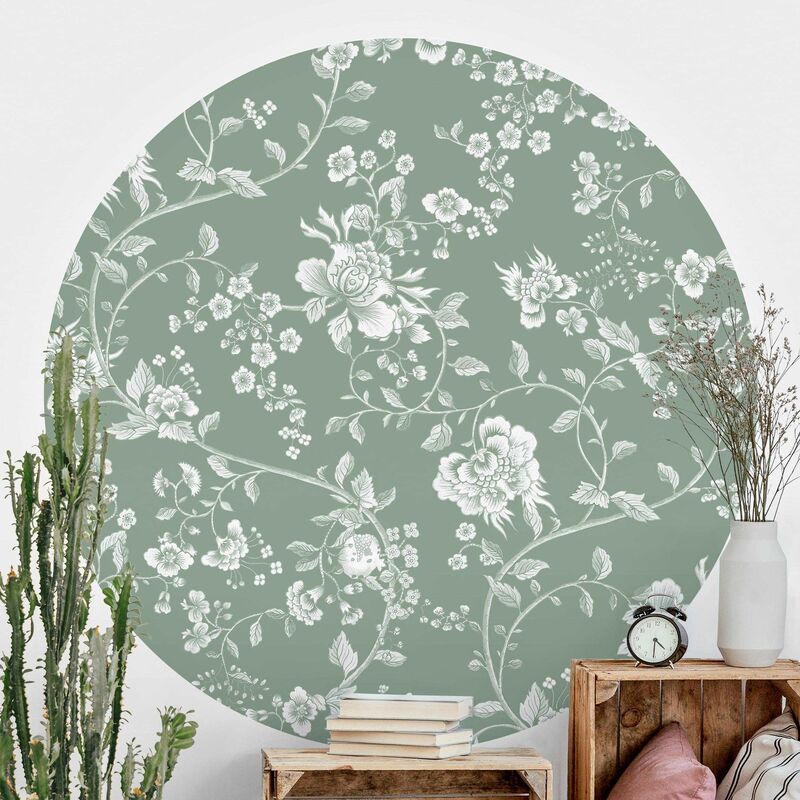 Papel pintado redondo autoadhesivo - Flower Tendrils On Green Dimensión LxA: 150cm x 150cm
Papel pintado redondo autoadhesivo - Flower Tendrils On Green Dimensión LxA: 150cm x 150cm