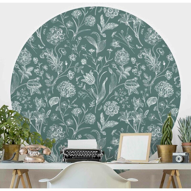 Papel pintado redondo autoadhesivo - Flower Dance On Blue Gray Dimensión LxA: 225cm x 225cm
Papel pintado redondo autoadhesivo - Flower Dance On Blue Gray Dimensión LxA: 225cm x 225cm