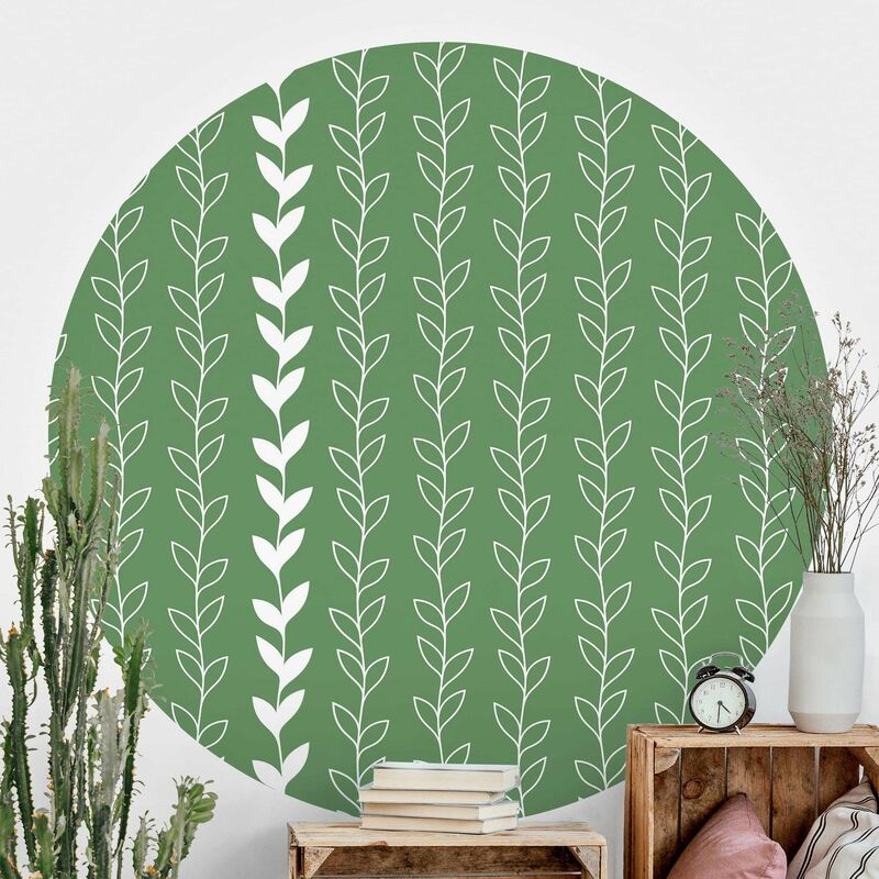 Papel pintado redondo autoadhesivo - Natural Pattern Tendril Lines On Green Dimensión LxA: 225cm x 225cm
Papel pintado redondo autoadhesivo - Natural Pattern Tendril Lines On Green Dimensión LxA: 225cm x 225cm