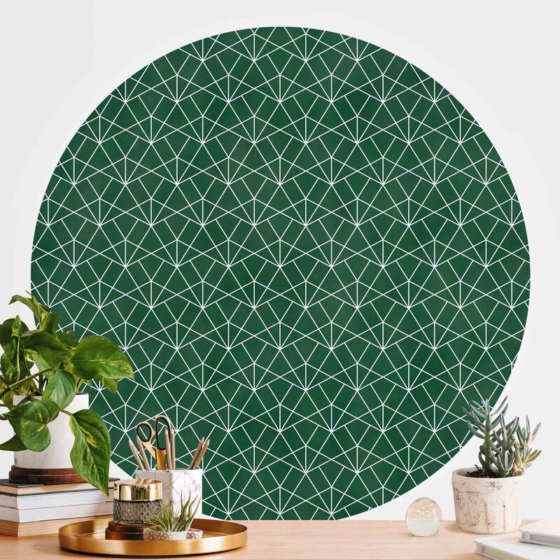 Papel pintado redondo autoadhesivo - Emerald Art Deco Line Pattern Dimensión LxA: 150cm x 150cm
Papel pintado redondo autoadhesivo - Emerald Art Deco Line Pattern Dimensión LxA: 150cm x 150cm
