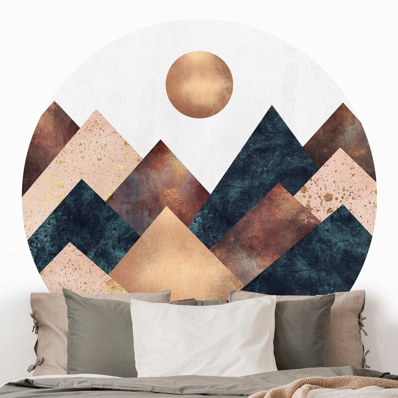 Papel pintado redondo autoadhesivo - Elisabeth Fredriksson - Geometric Mountains Bronze Dimensión LxA: 122cm x 122cm
Papel pintado redondo autoadhesivo - Elisabeth Fredriksson - Geometric Mountains Bronze Dimensión LxA: 122cm x 122cm