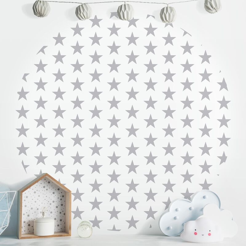 Papel pintado redondo autoadhesivo - Large Gray Stars On White Dimensión LxA: 75cm x 75cm
Papel pintado redondo autoadhesivo - Large Gray Stars On White Dimensión LxA: 75cm x 75cm