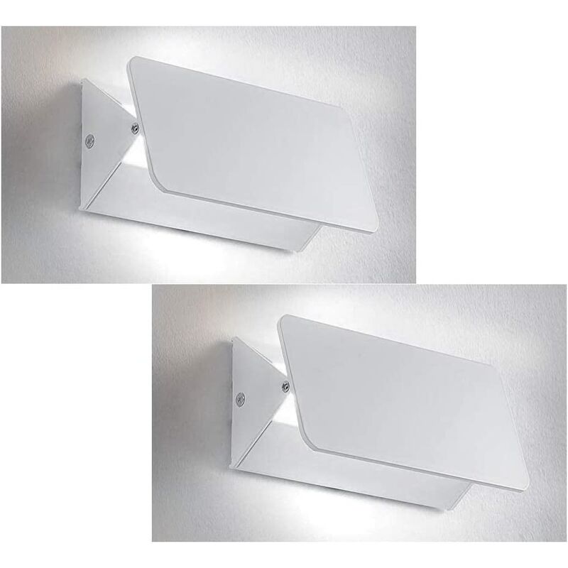 Abcrital - Paquete de 2 lámparas de pared para interiores, lámpara de pared LED de 3 W, luz blanca de 6000 K, protección ocular simple y moderna para
Abcrital - Paquete de 2 lámparas de pared para interiores, lámpara de pared LED de 3 W, luz blanca de 6000 K, protección ocular simple y moderna para
