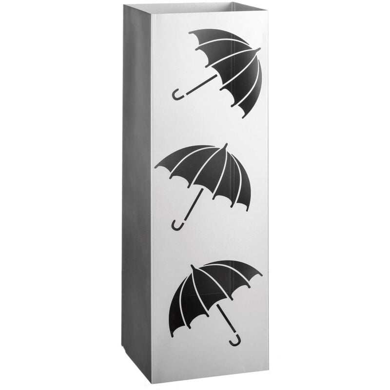 Lolahome - Paragüero contemporáneo plateado de metal tallado de paraguas de 15x49 cm
Lolahome - Paragüero contemporáneo plateado de metal tallado de paraguas de 15x49 cm