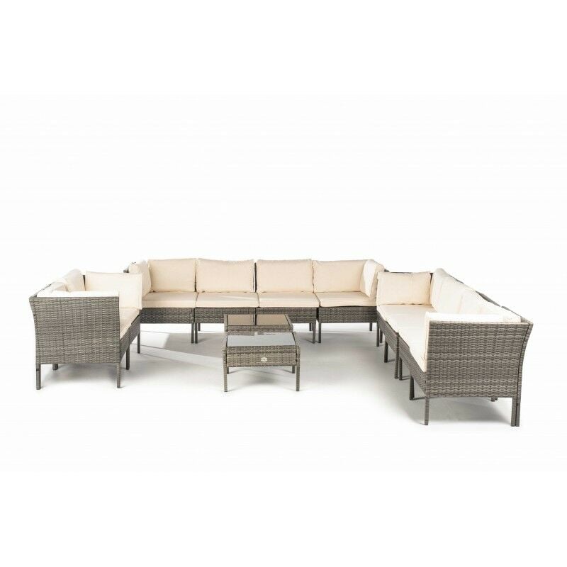 KieferGarden – Conjunto Set Muebles Jardín y Terraza, 10 plazas, Gris, Ratán Sintético, Modular
KieferGarden – Conjunto Set Muebles Jardín y Terraza, 10 plazas, Gris, Ratán Sintético, Modular