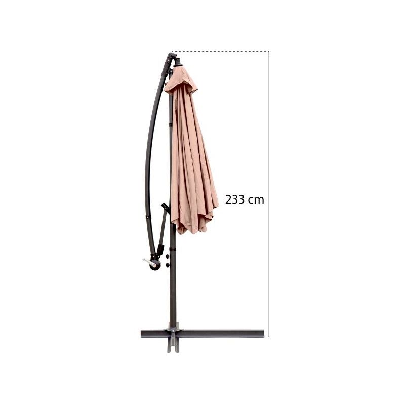 Lolahome - Parasol excéntrico con manivela y ventana de ventilación marrón tierra de aluminio de Ø 270
Lolahome - Parasol excéntrico con manivela y ventana de ventilación marrón tierra de aluminio de Ø 270