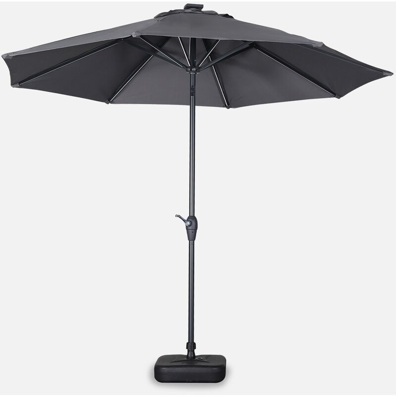 Alice's Garden - Sombrilla jardín led, parasol redondo, mástil central, Gris, Ø 270cm, Helios - Gris
Alice's Garden - Sombrilla jardín led, parasol redondo, mástil central, Gris, Ø 270cm, Helios - Gris