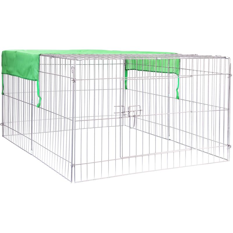 Recinto jaula para animales pequeños 122x95x58 cm con protección solar, corral para mascotas
Recinto jaula para animales pequeños 122x95x58 cm con protección solar, corral para mascotas