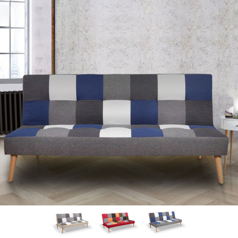 Sofá cama clic clac de 3 plazas de diseño moderno Patchwork Kolorama | Patchwork 1
Sofá cama clic clac de 3 plazas de diseño moderno Patchwork Kolorama | Patchwork 1