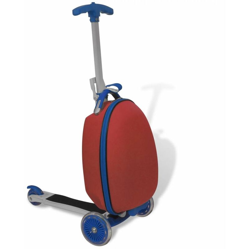 Patinete con mochila para ninos rojo 
Patinete con mochila para ninos rojo