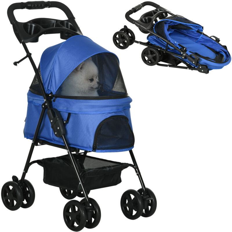 Cochecito para Mascotas Plegable Ruedas Frenos Fácil Acceso para Perritos Azul - Azul
Cochecito para Mascotas Plegable Ruedas Frenos Fácil Acceso para Perritos Azul - Azul