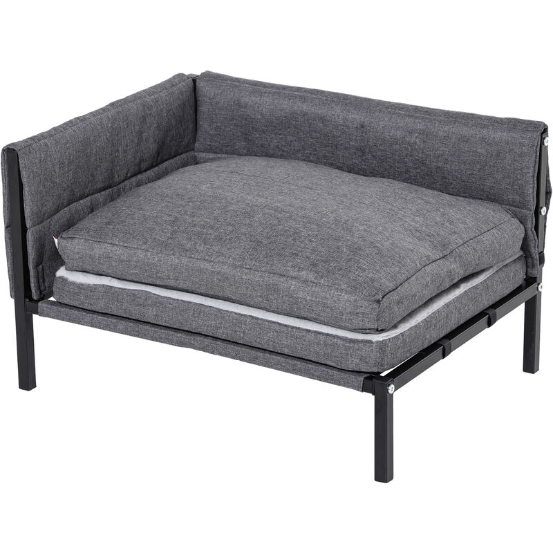 Pawhut - Sofá Cama para Mascotas 63,5x49x38,5cm Cama Elevada con Cojines Extraíbles Lavables para Perros Gatos Medianos y Pequeños Carga 15 kg Gris
Pawhut - Sofá Cama para Mascotas 63,5x49x38,5cm Cama Elevada con Cojines Extraíbles Lavables para Perros Gatos Medianos y Pequeños Carga 15 kg Gris