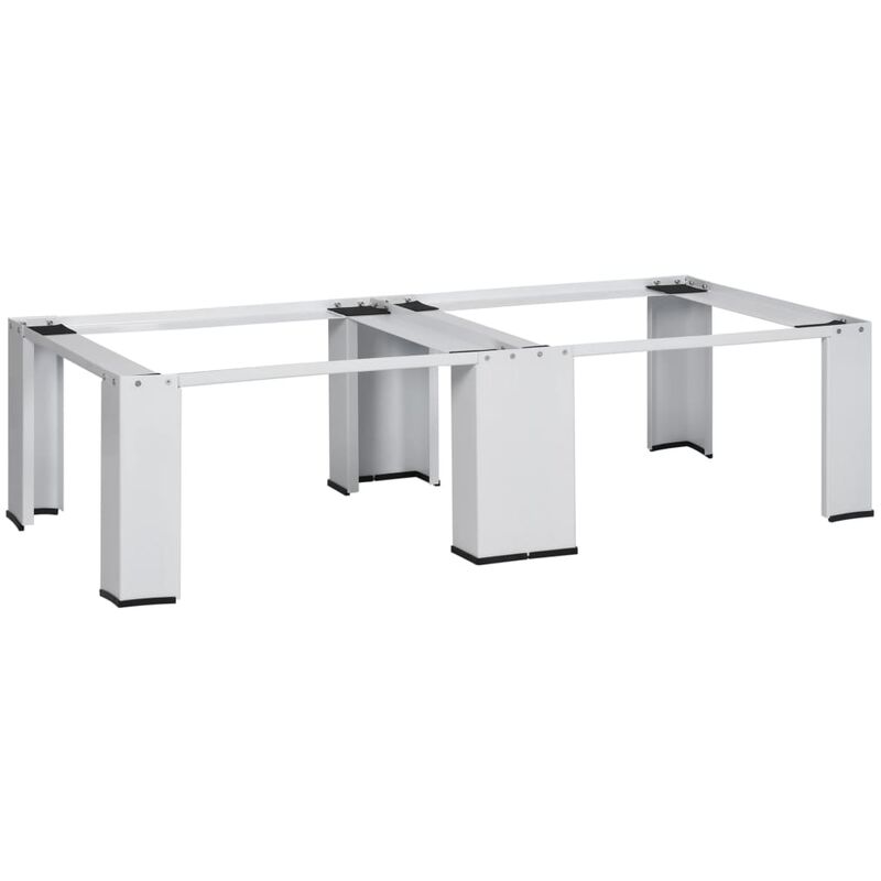 Bh Design - Pedestal doble de la lavadora y la secadora blanco