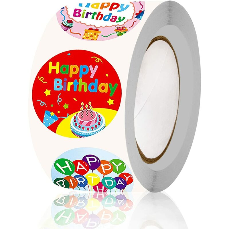 Pegatinas de feliz cumpleaños de 1,5 pulgadas para niños, 500 piezas adorables pegatinas redondas de feliz cumpleaños, 8 diseños en total, útiles
Pegatinas de feliz cumpleaños de 1,5 pulgadas para niños, 500 piezas adorables pegatinas redondas de feliz cumpleaños, 8 diseños en total, útiles