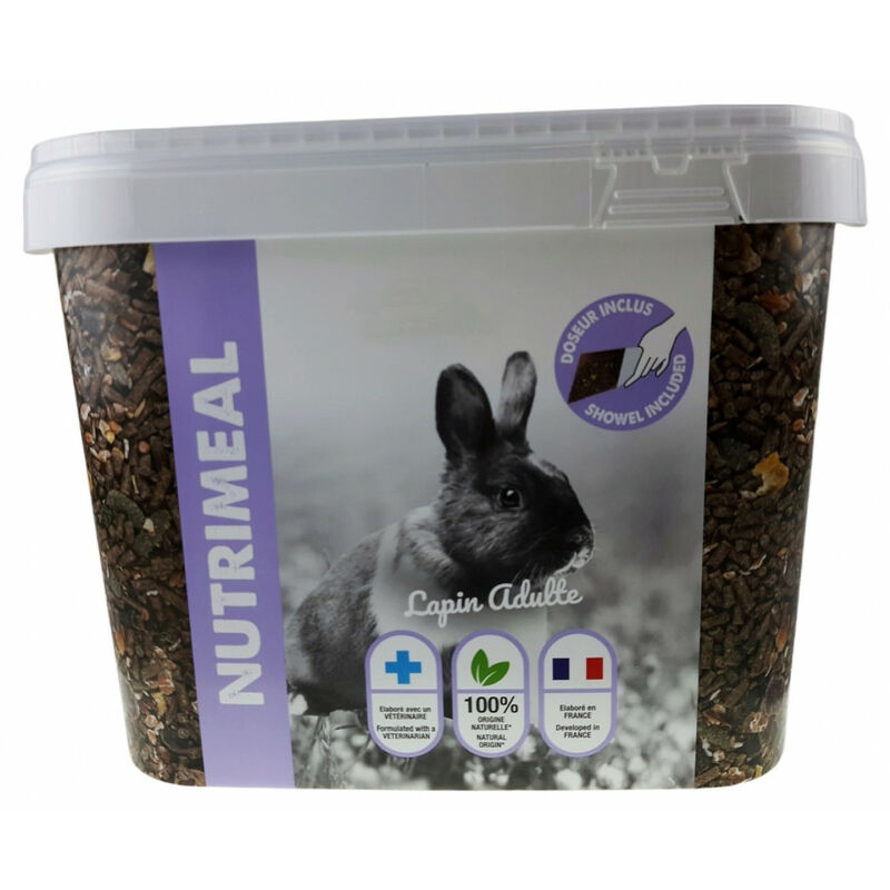 Animallparadise - Pellets para conejos adultos (6 meses y más) cubo nutrimeal - 6kg.
Animallparadise - Pellets para conejos adultos (6 meses y más) cubo nutrimeal - 6kg.