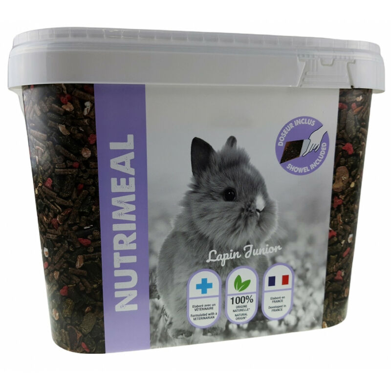 Animallparadise - Pellets para conejos junior (menores de 6 meses), cubo de nutrimeal - 6kg.
Animallparadise - Pellets para conejos junior (menores de 6 meses), cubo de nutrimeal - 6kg.